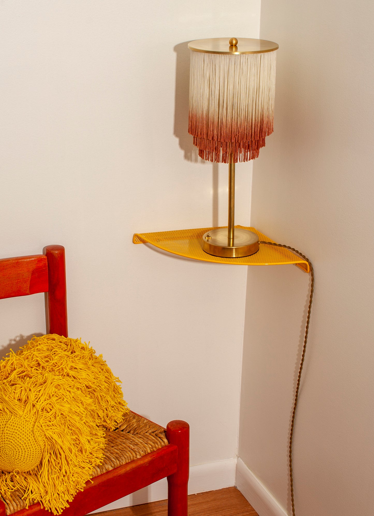 Stevie Table Lamp | Cream - Rose