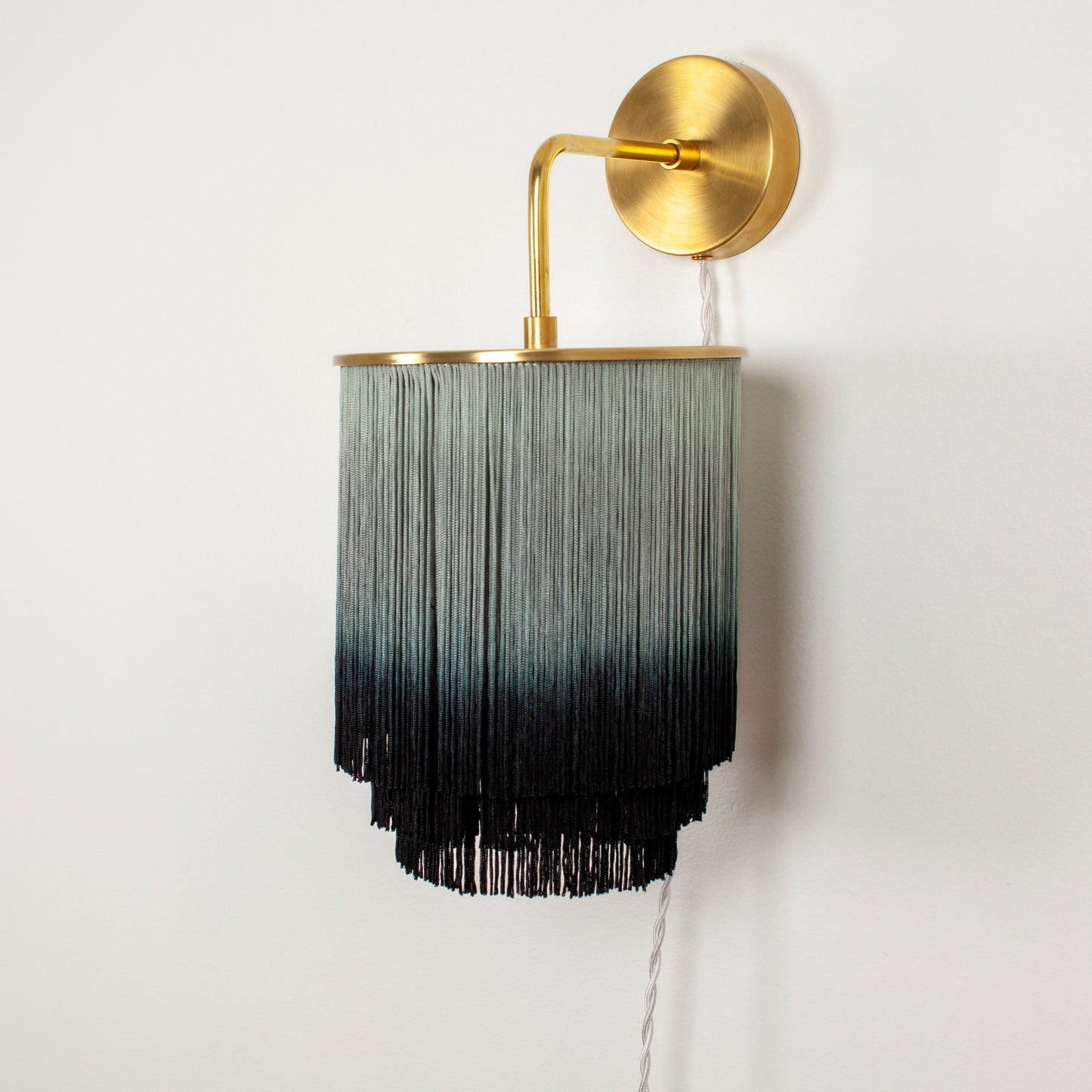 Diana Sconce Grey/Blue - Black